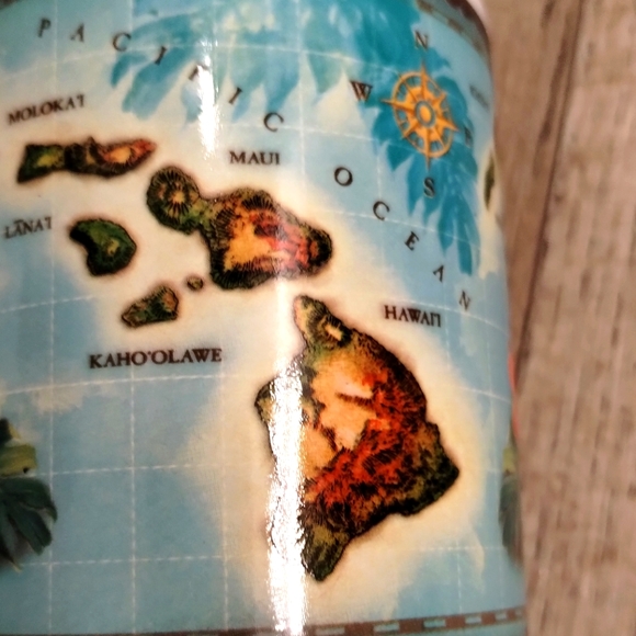 Hawaiian Islands Coffee Mug 10oz Map of Hawaiian Islands ABC Stores 2018 - Picture 6 of 11